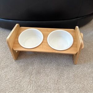 Elevated Dog or Cat Bowl Set